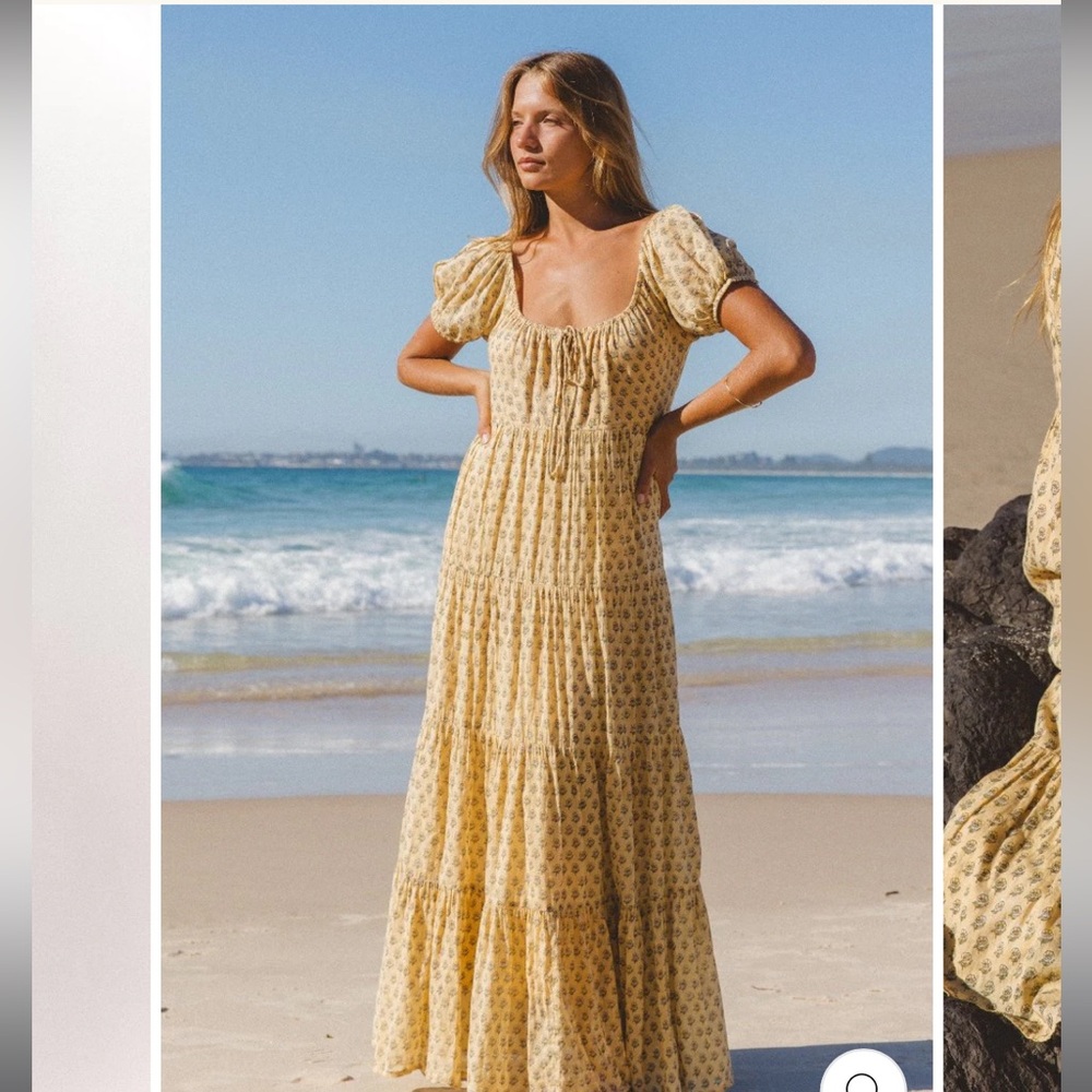 Sita Maxi Dress in Daffodil